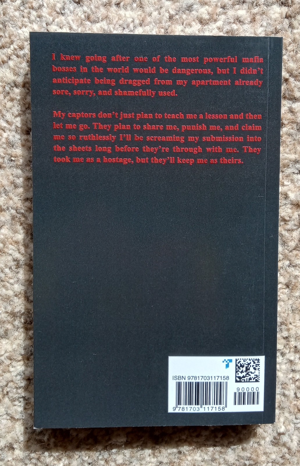 Hostage, A Dark Reverse Harem Romance,Piper Stone, Paperback, NEW, Free Shipping