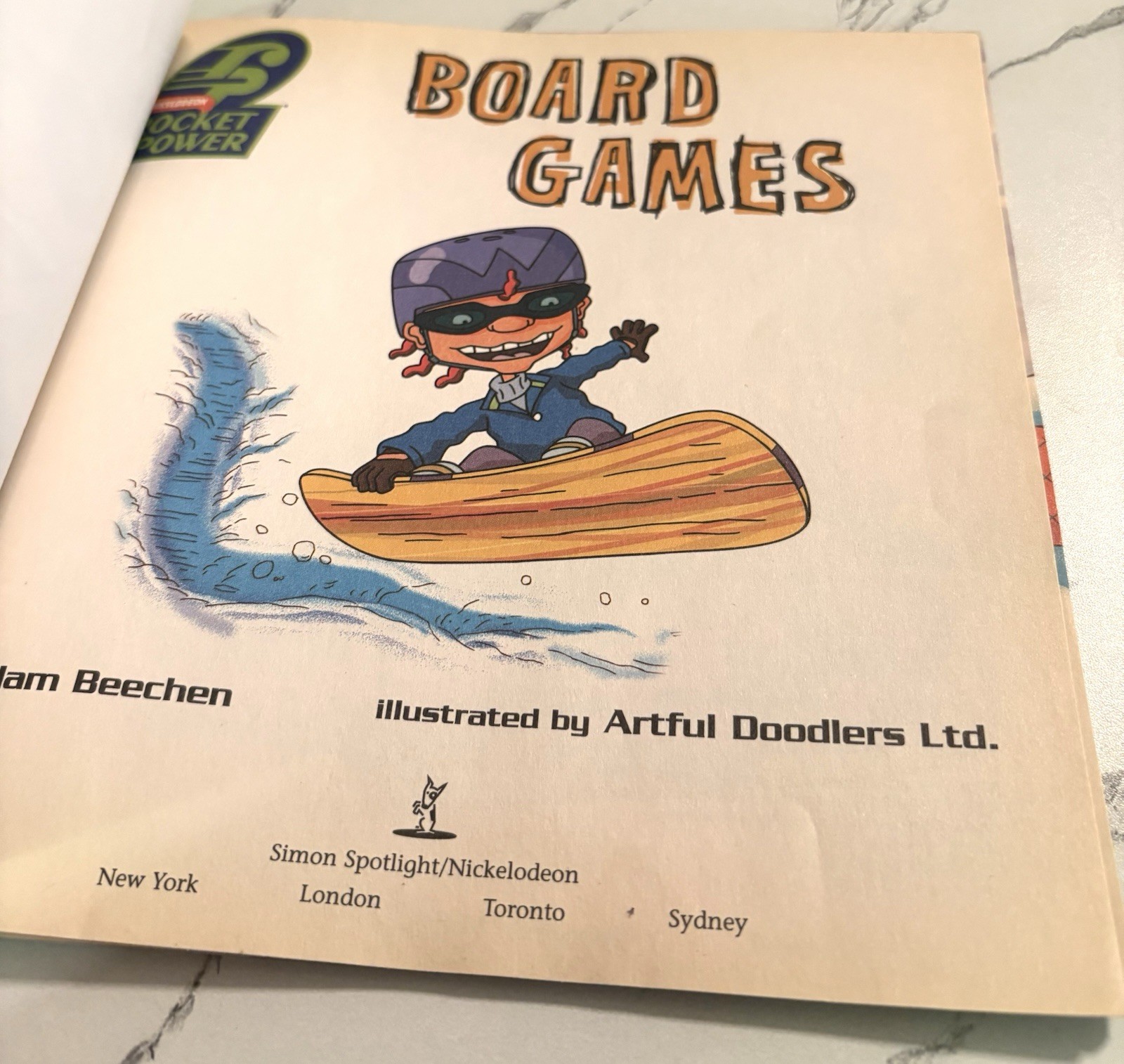 Vtg 2005 Nickelodeon TV Cartoon – Rocket Power – Board Games #2 Paperback Book