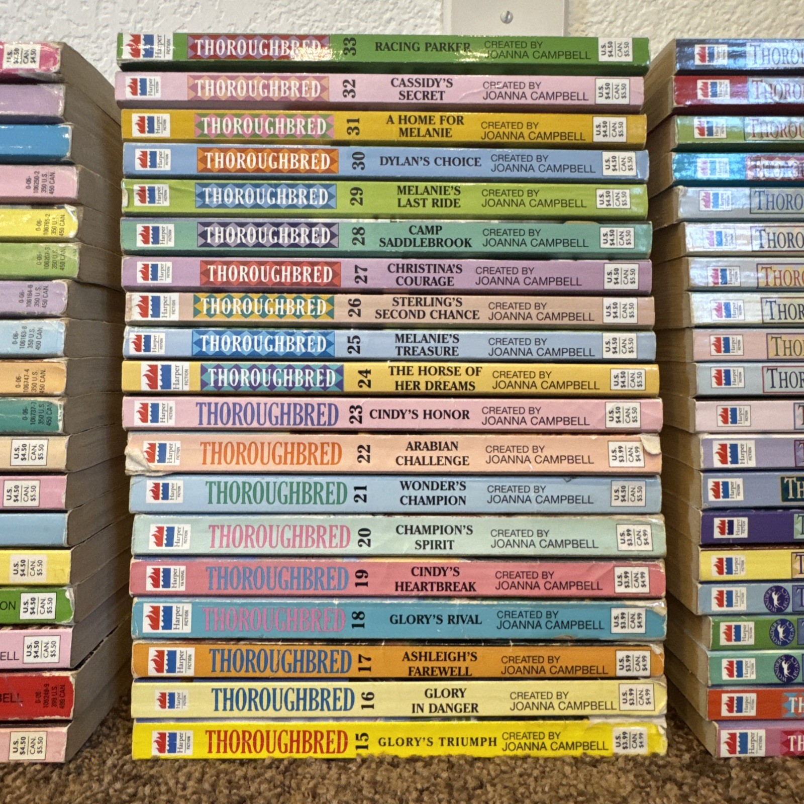 The Joanna Campbell Thoroughbred FULL Series Books 1-72 + 4 Extras