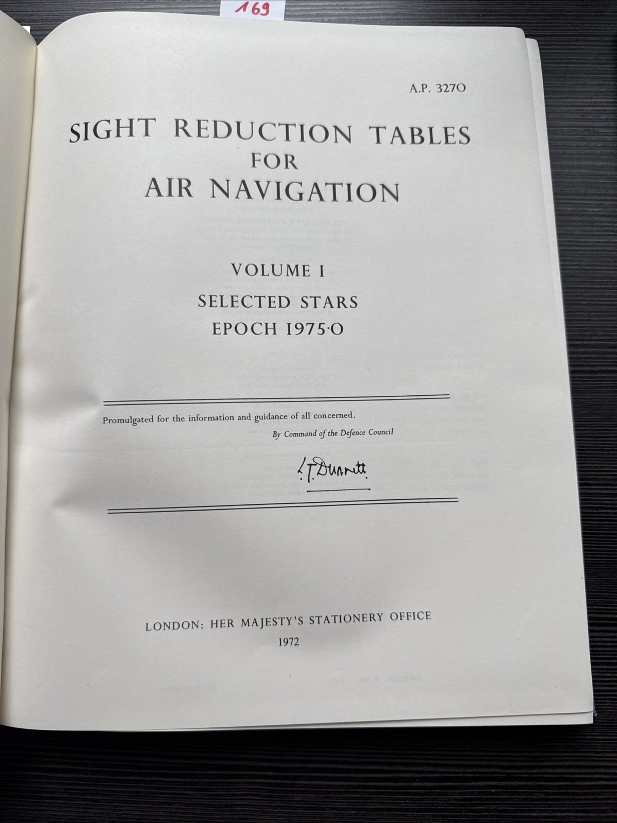 Sight Reduction Tables for Air Navigation Volume 1-3