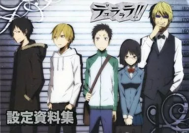 Durarara Anime Setting Material Collection 164 Pages from Japan