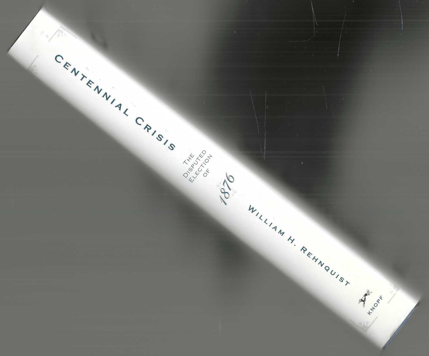 William Rehnquist Signed book Centennial Crisis 1st Ed 2004 Hard/DJ Scotus LkNEW