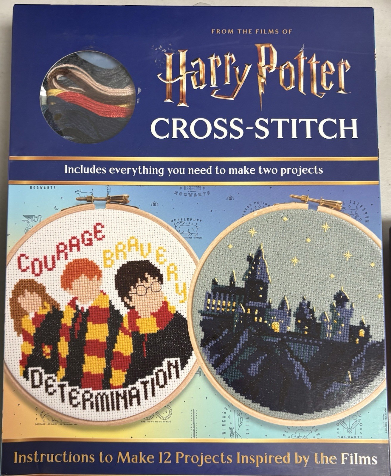 Harry Potter Cross-Stitch by Editors of Thunder Bay Press LIke new