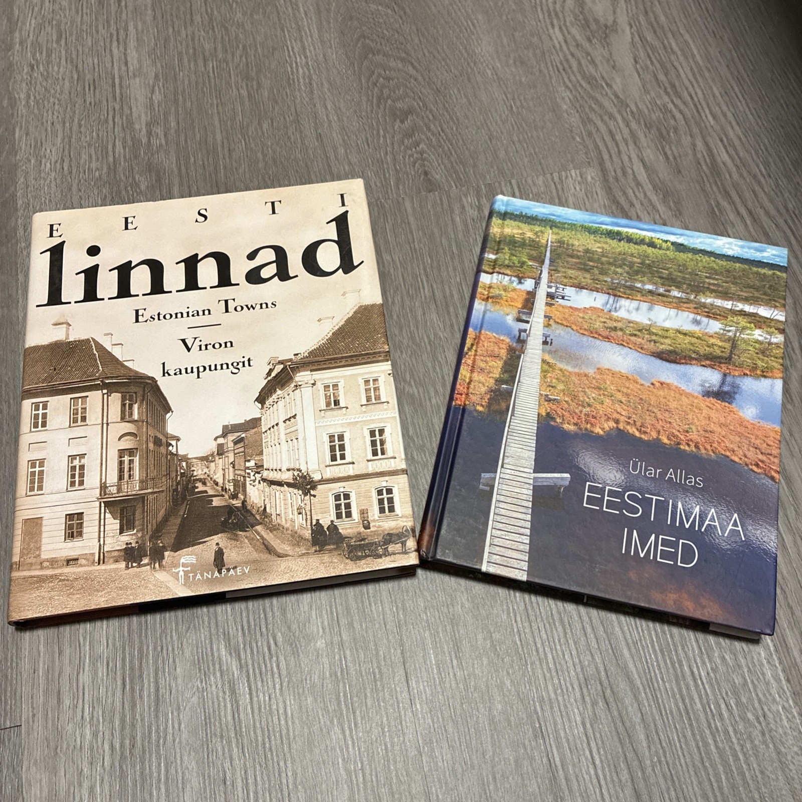 Estonian 2 Books: Eestimaa Imed, Eesti Linnad. Hardcover New