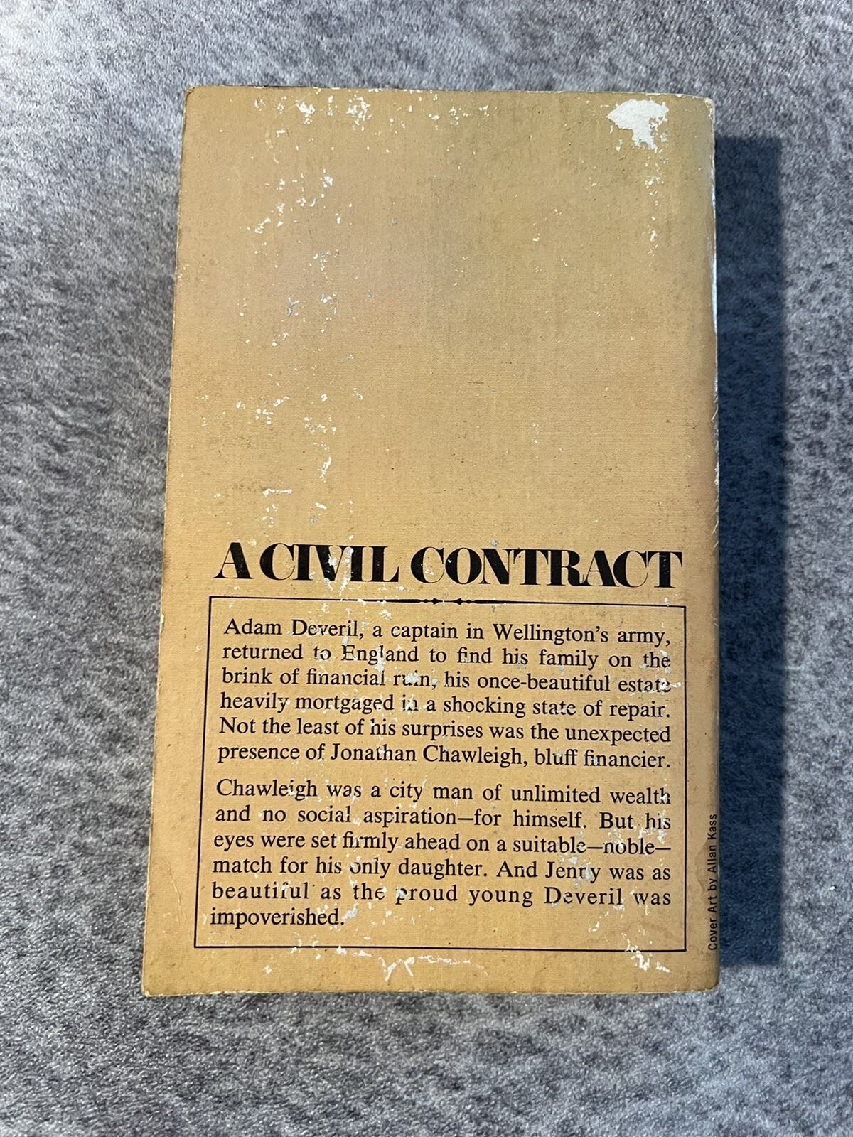 A CIVIL CONTRACT By Georgette Heyer 1961 Paperback