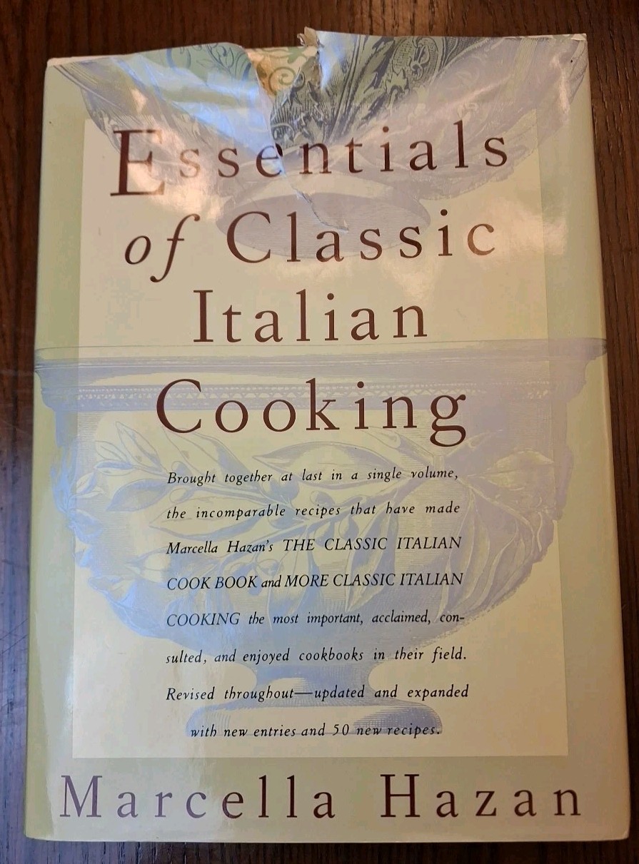 Essentials of Classic Italian Cooking – Hardcover by Marcella Hazan