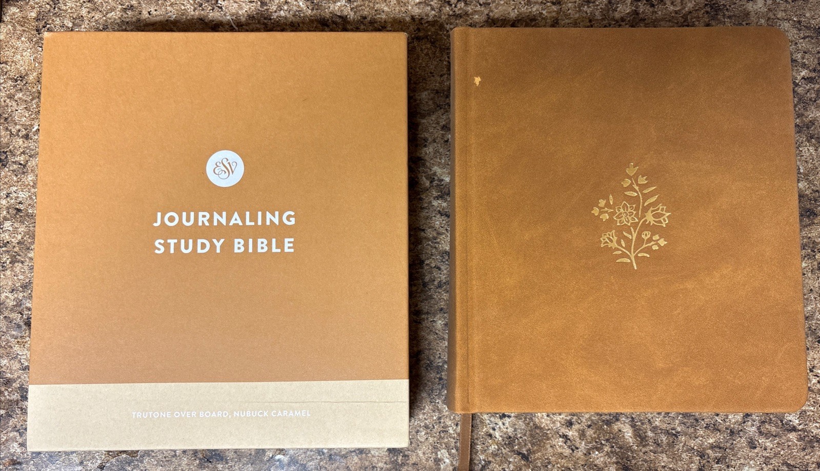 ESV Journaling Study Bible By J.I. Packer Trutone Over Board New Never Written