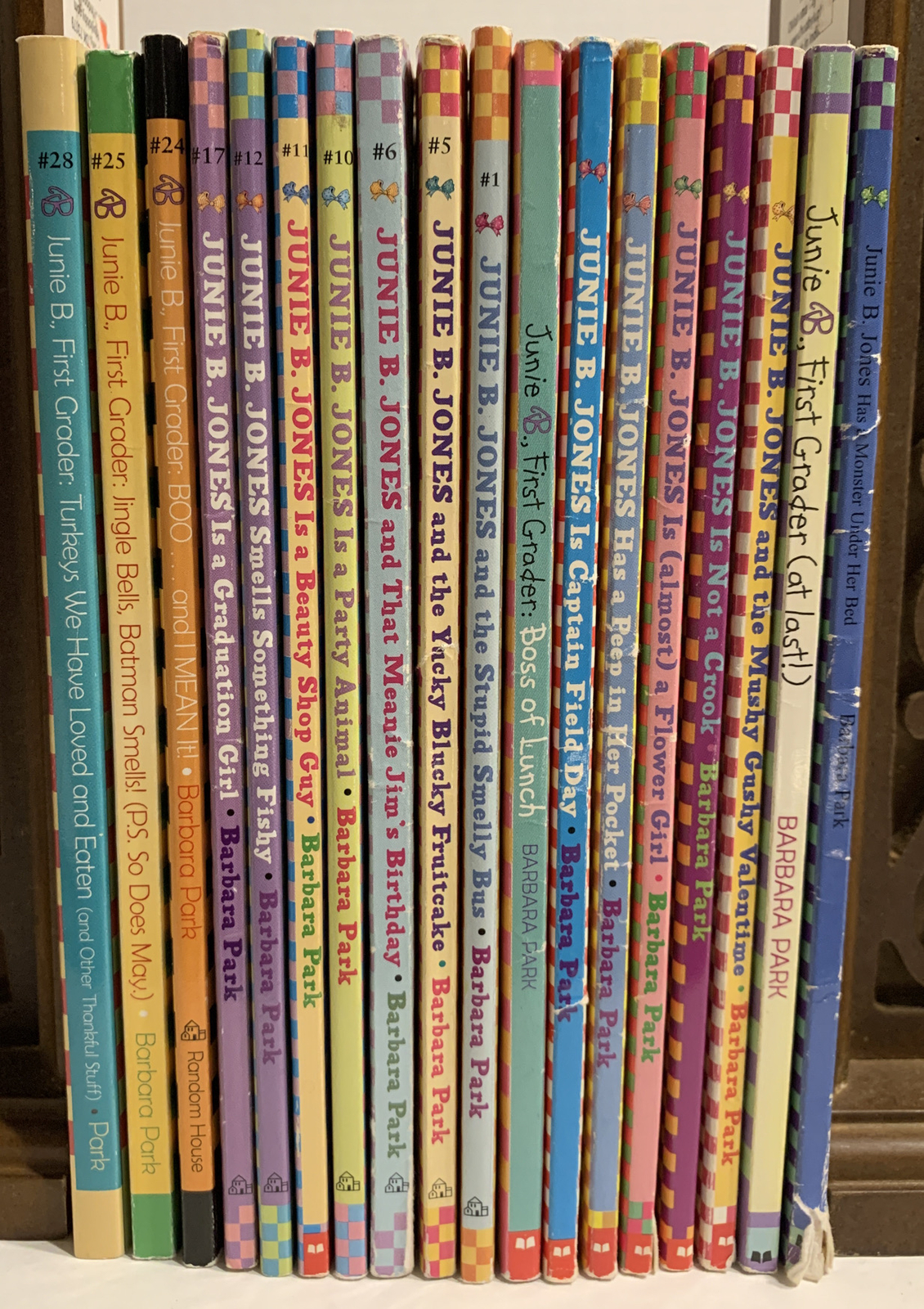 Junie B Jones Series Lot of 18 PB books Barbara Park Denise Brunkus