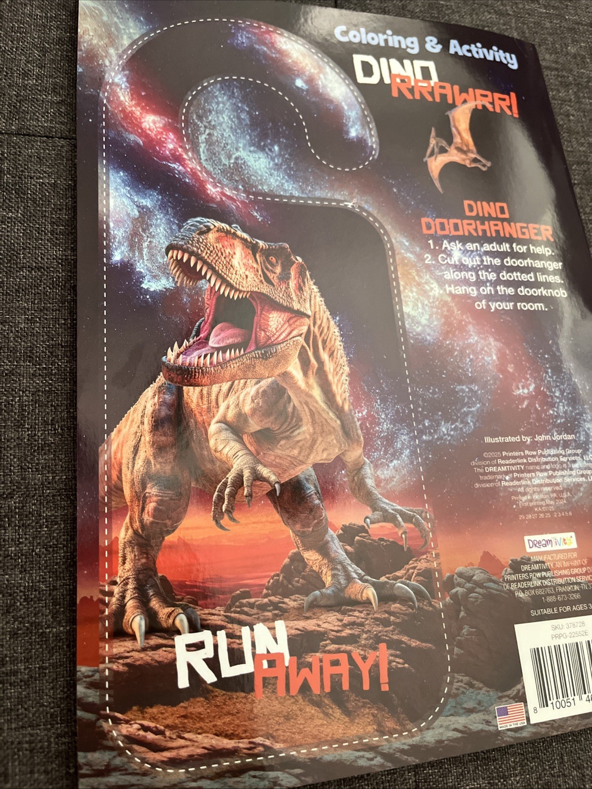 Dino Rawer! Dinosaur Coloring & Activity Book Dinosaurs to Color T-Rex