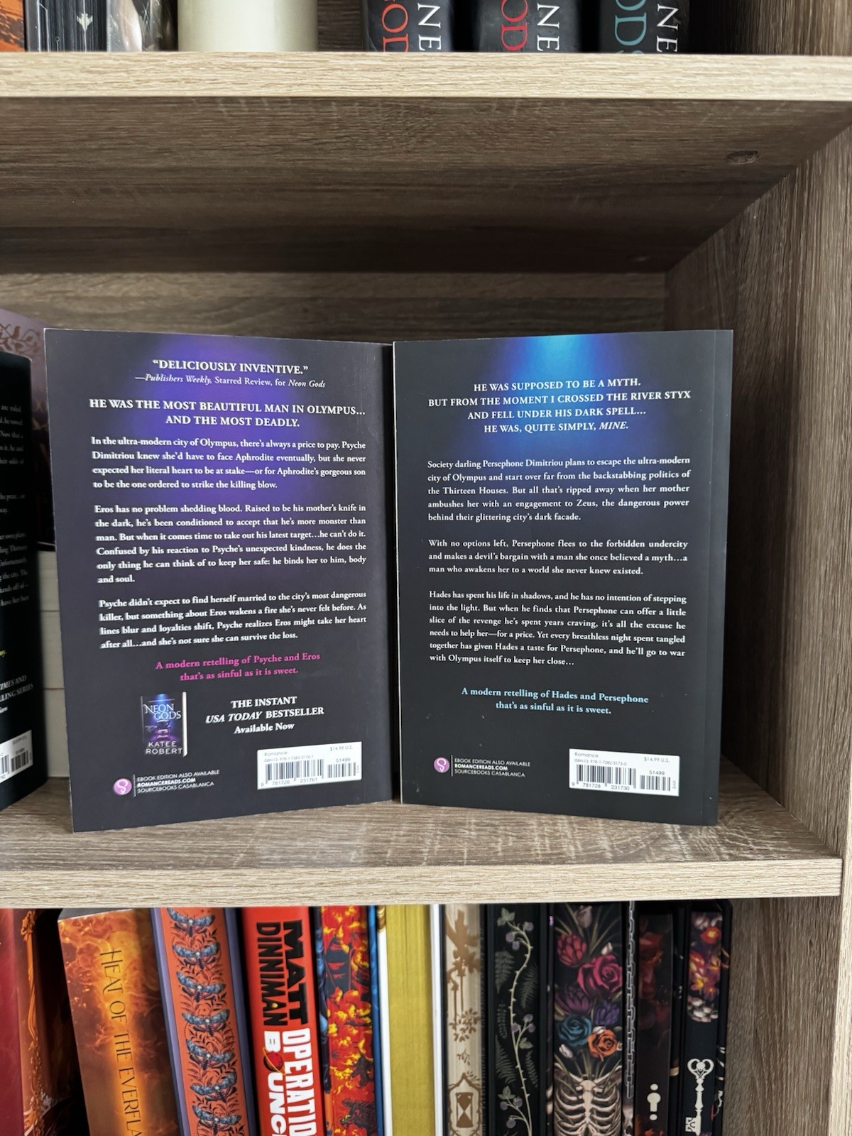 Katee Robert Dark Olympus Paperback Set Neon Gods 8 Books Paperback