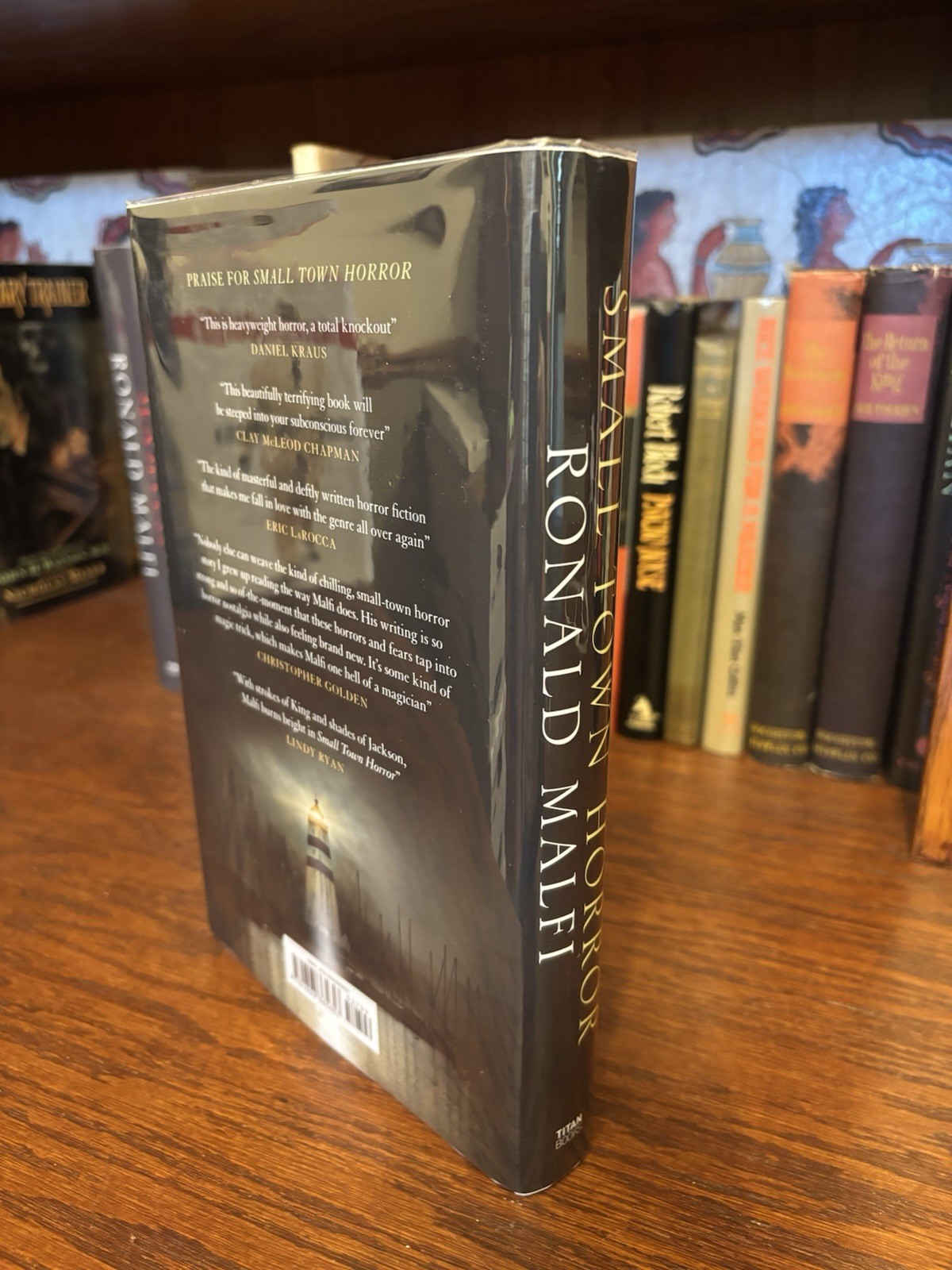 Small Town Horror. Ronald Malfi 1st HC Ptg. Titan Books 2024 Fine Unread