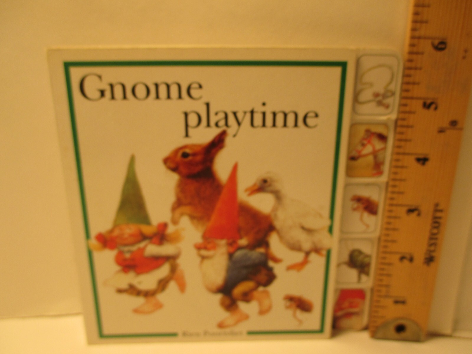 children’s board book GNOME PLAYTIME by RIEN POORTVLIET 1997 Kabouter Netherland