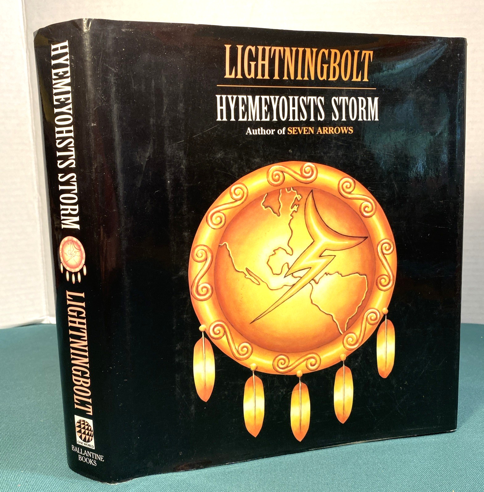 LIGHTNINGFOOT ~ Hyemeyohsts Storm ~ Hardback 1st Ed. Native American SIGNED 1994