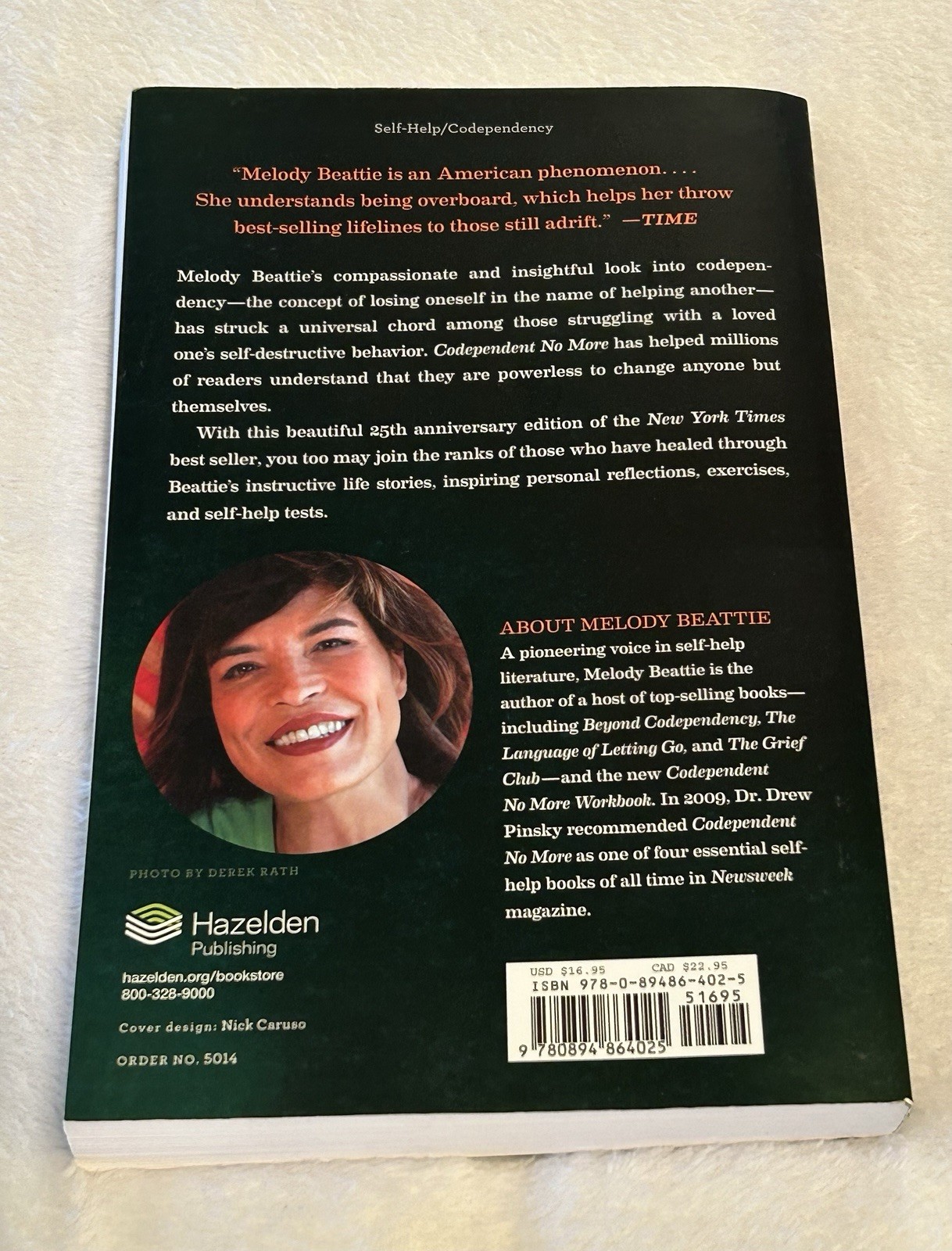 Hazelden Publishing Codependent No More Melody Beattie 25th Anniv Paperback 1986