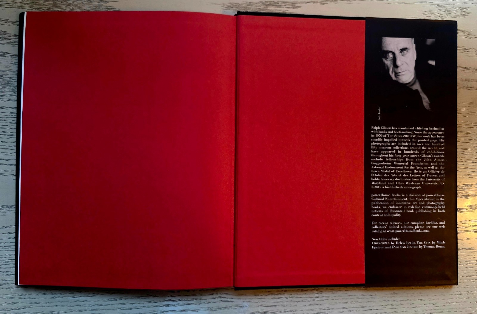 Ralph Gibson Ex Libris Photo Book First Edition 2001 PowerHouse SIGNED