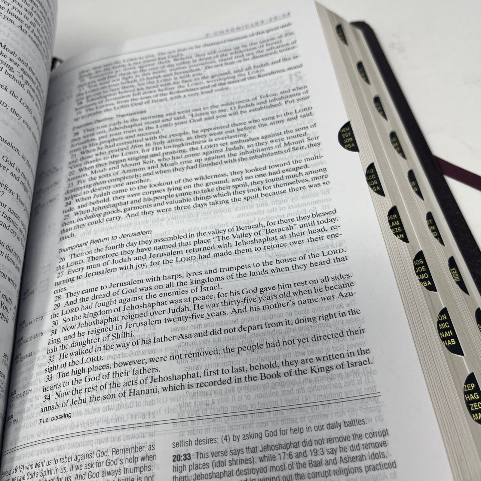 Life Application Study Bible NASB Bonded Burgundy Leather – Zondervan 2000