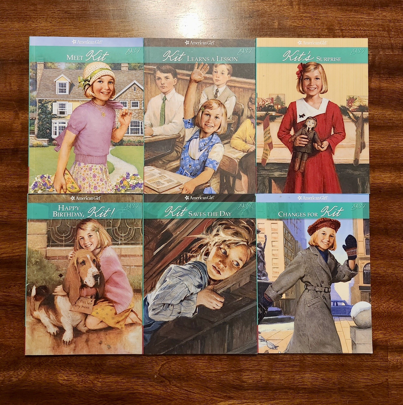American Girl Kit Kittredge 1934 Book Set 1-6 Paperback Series Tripp