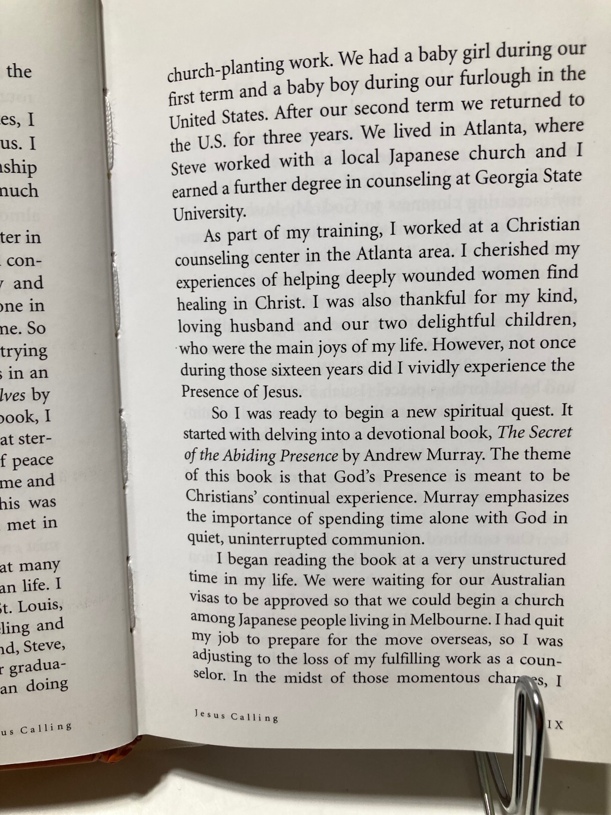 Jesus Calling. Sarah Young (2004, Hardcover) 6.5 X 4.5 inches
