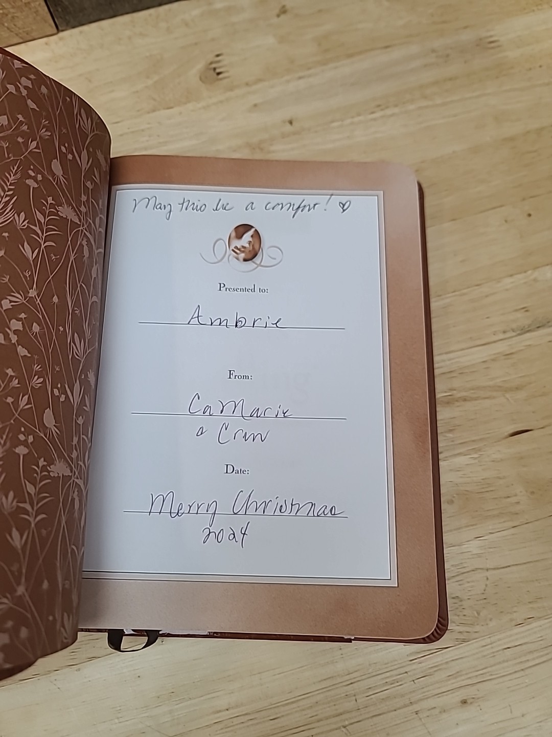 Jesus Calling, Brown Leathersoft, Comfort Size Print