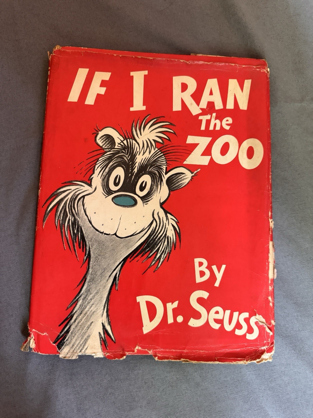 Early Printing Dr Seuss 1950 If I Ran the Zoo W/ Dust Jacket 295/295