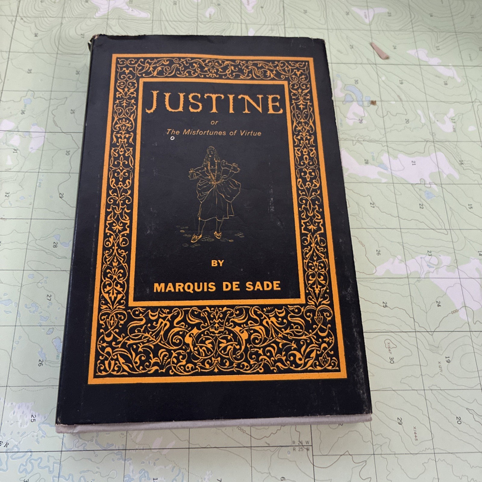 Justine or The Misfortunes of Virtue Marquis de Sade 1964 Castle Books Classic