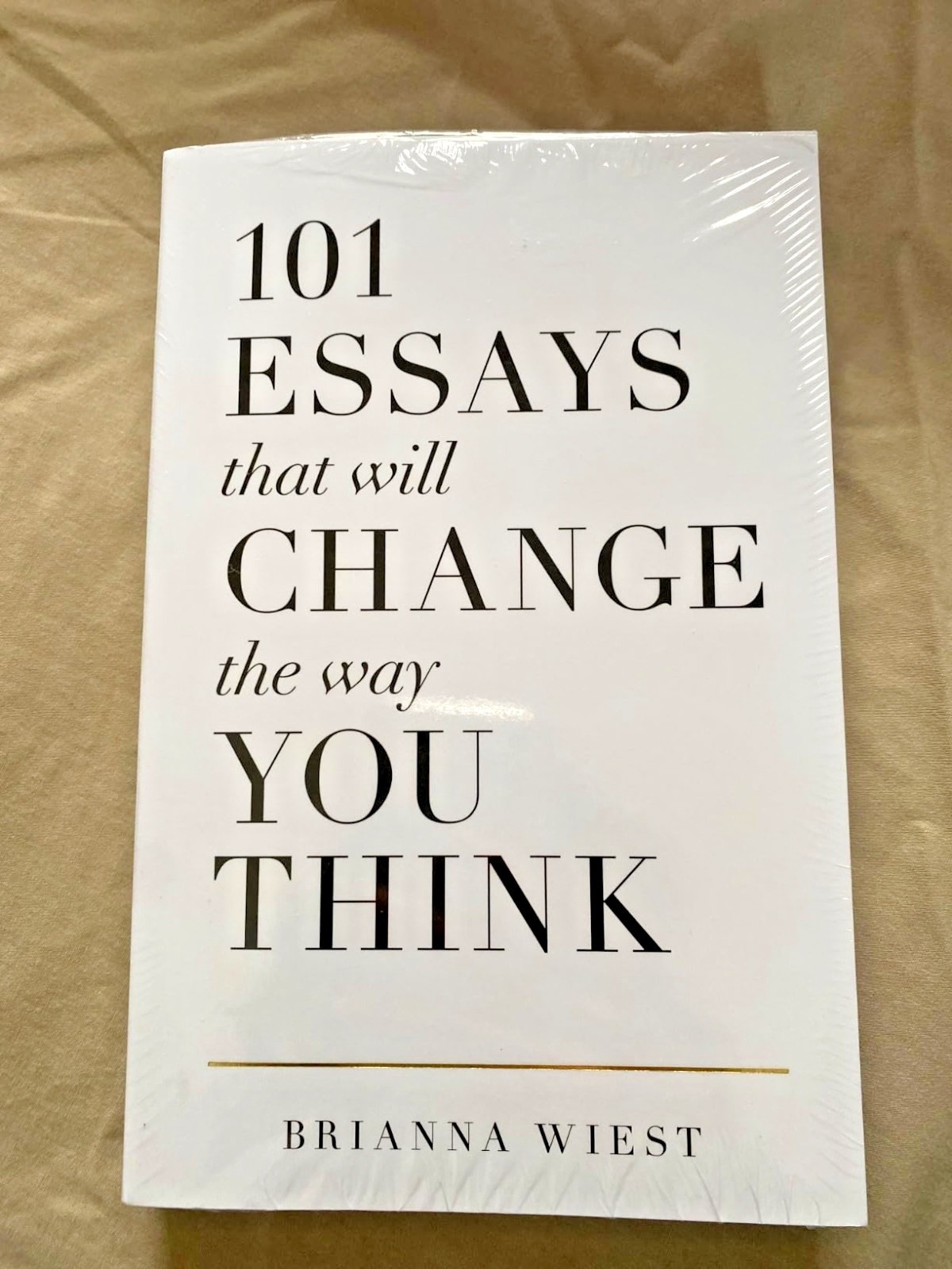 101 Essays That Will Change the Way You Think by Brianna Wiest Free Shipping New