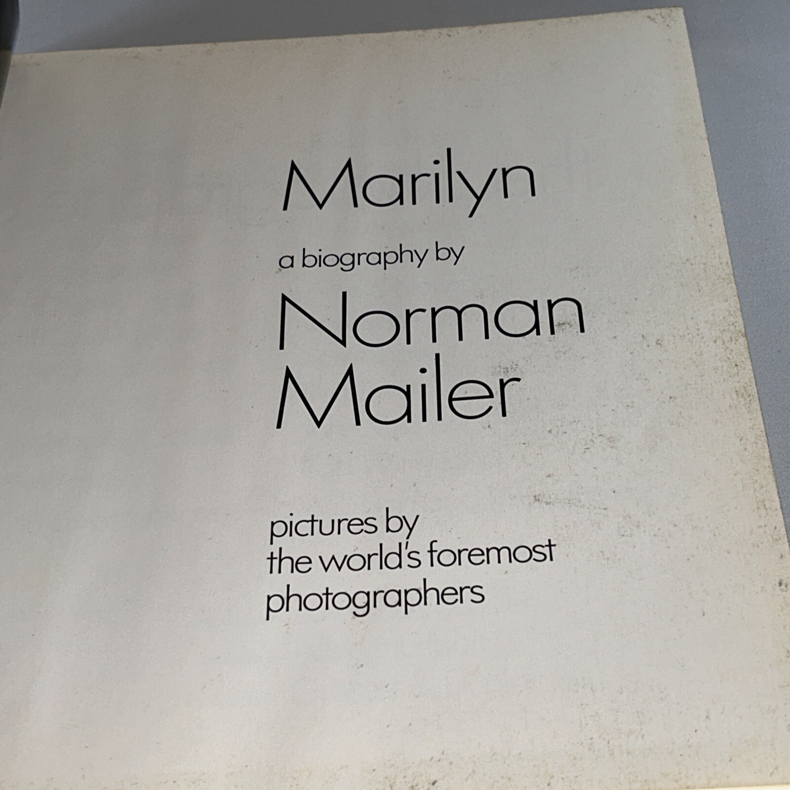 Marilyn : A Biography by Norman Mailer (1973, Hardcover) 1st Edition