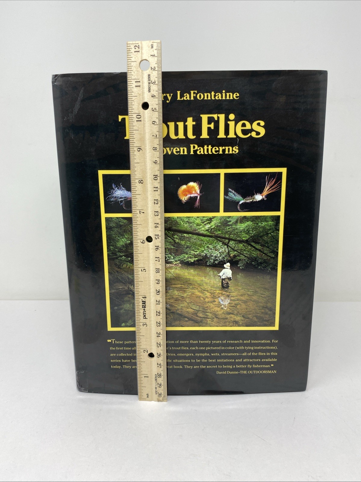 Trout Flies : Proven Patterns by Gary LaFontaine (1993, Hardcover) SIGNED