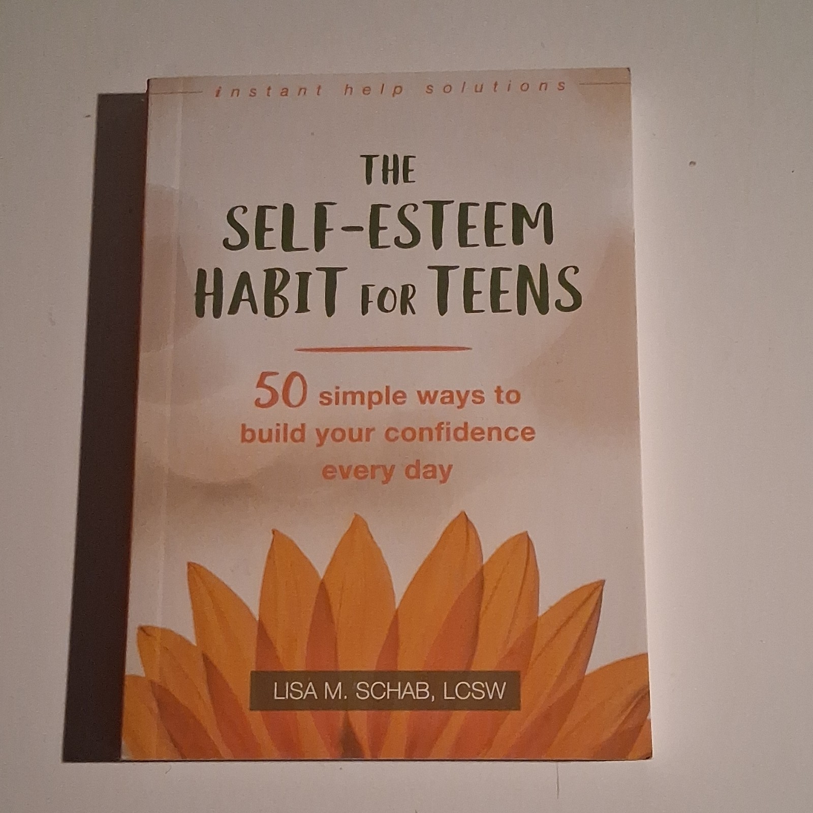 The Self-Esteem Habit for Teens by Lisa M. Schab Paperback Young Adult