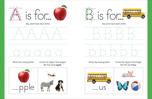 My First Learn-to-Read Preschool Workbook: Practice Pre-Reading Skills with…