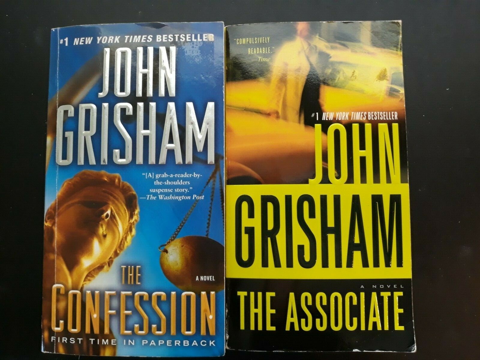 JOHN GRISHAM 2 Paperbacks THE ASSOCIATE (2009) and THE CONFESSION (2010)