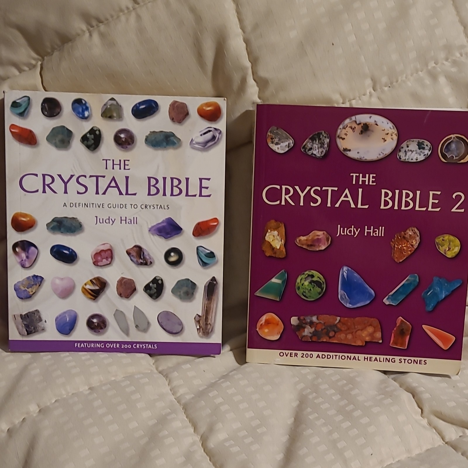 Judy Hall The Crystal Bible Set 2003/04 Paperback Illustrated Godsfield Crystal