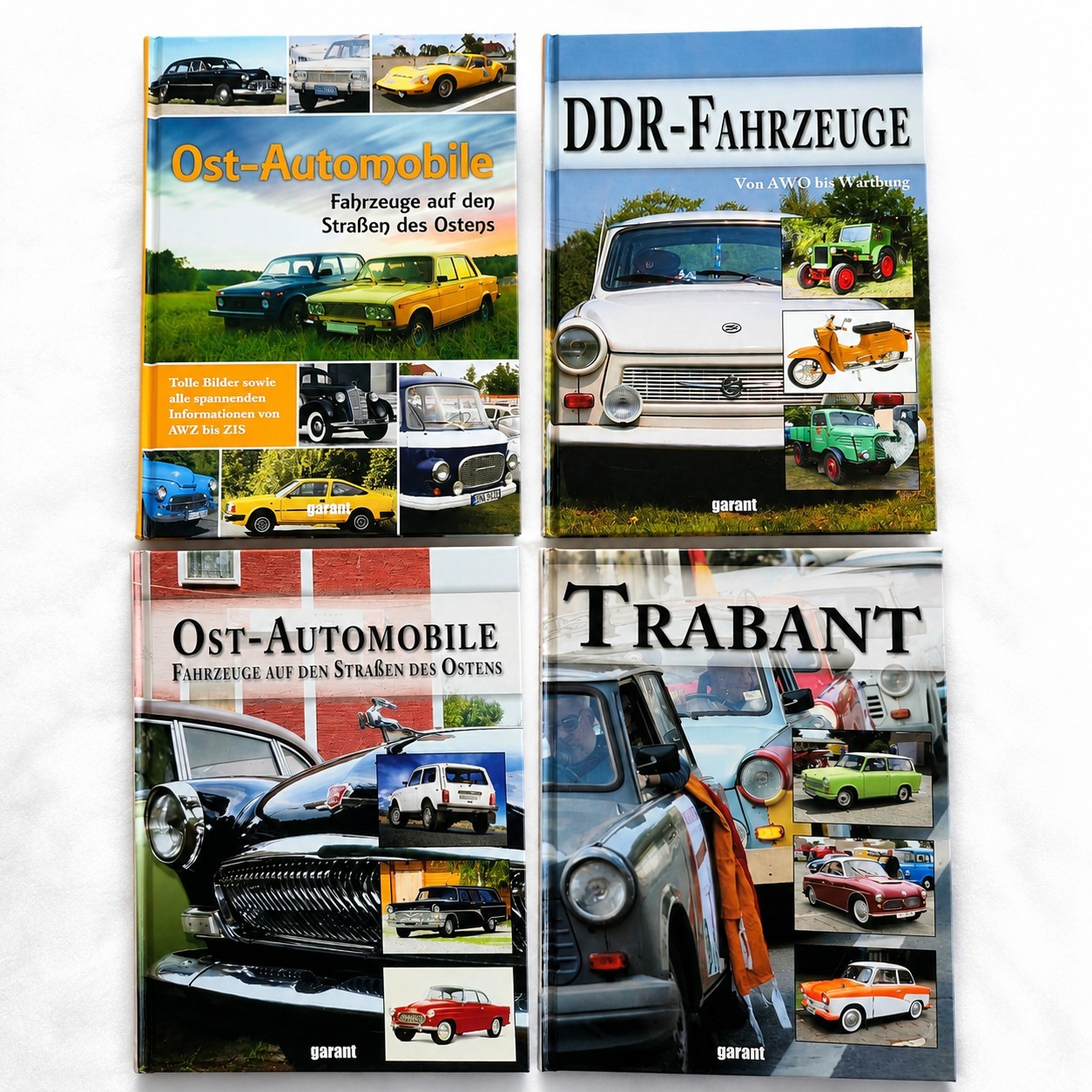 DDR-Fahrzeuge / Ost-Automobile – 4 Bücher Sammlung