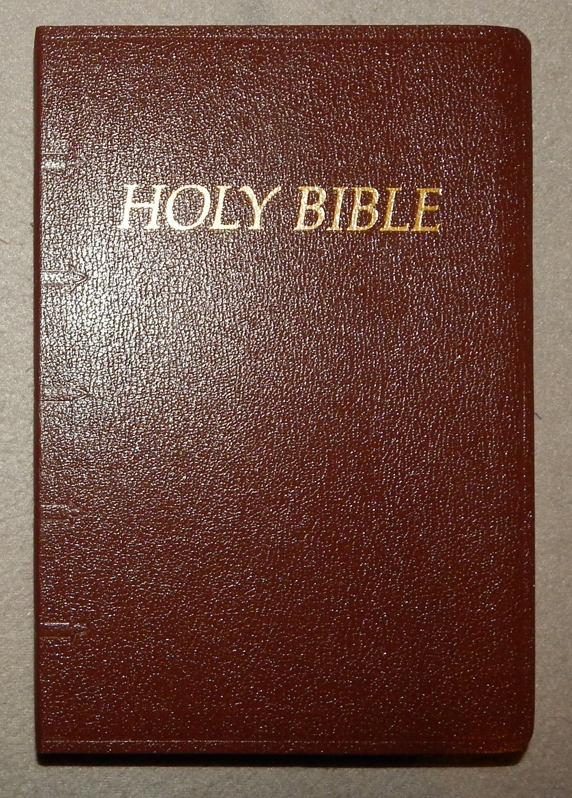 National KJV Reference Large Print Bible N450CRL Brown Imitation Leather 1973new