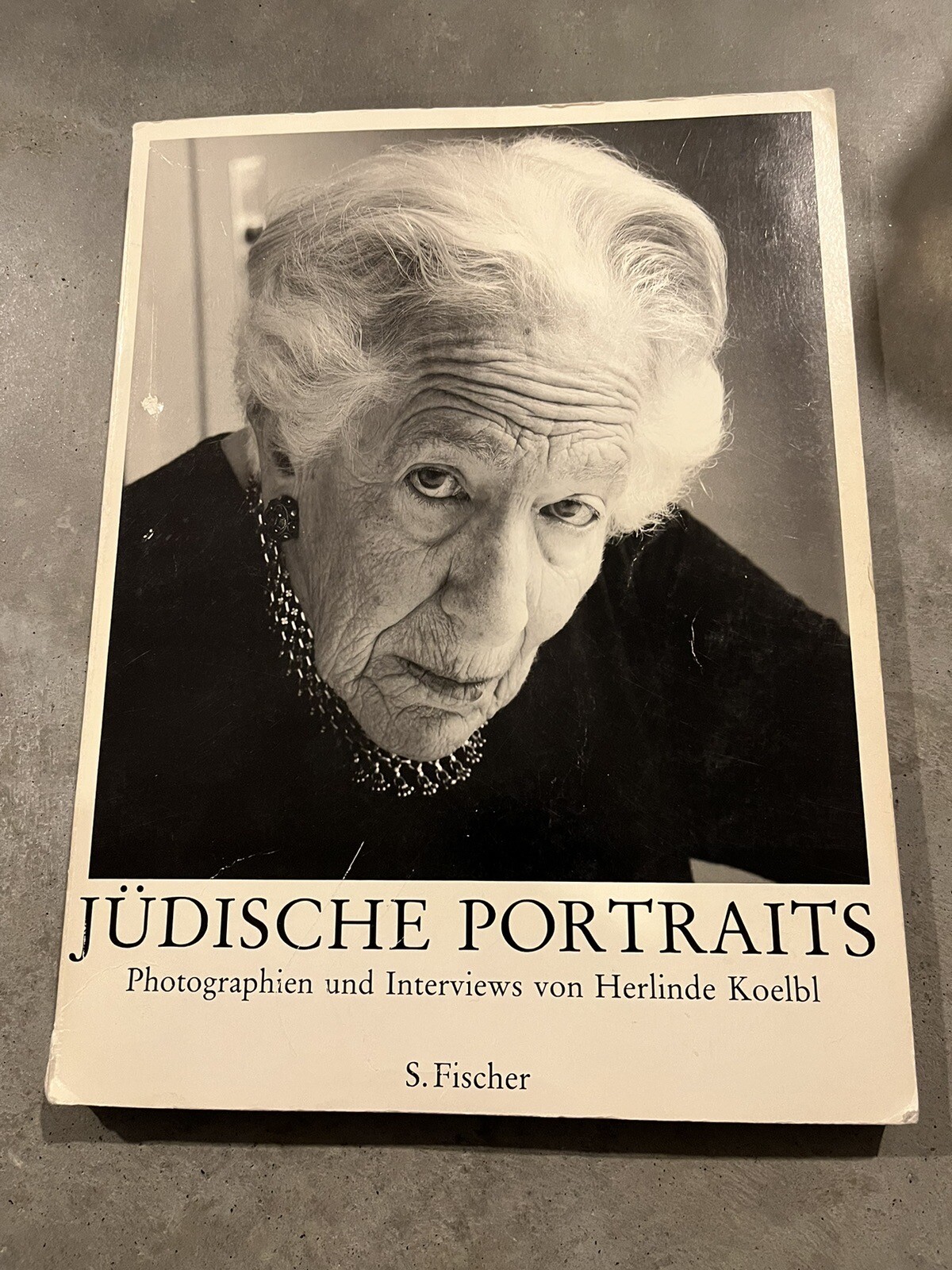 Judische Portraits 1989 Paperback Signed by Herlinde Koelbl 1994