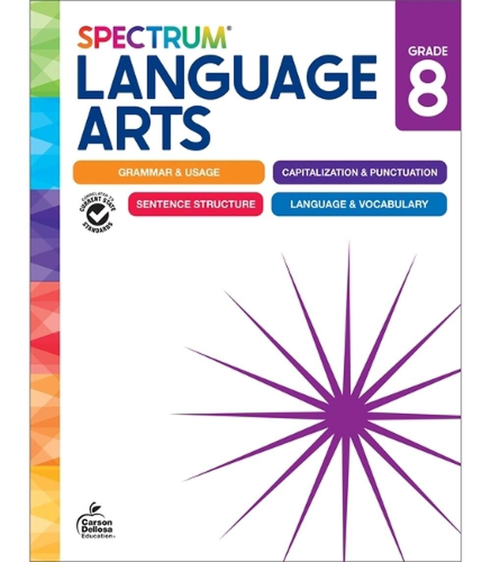 Spectrum Language Arts Workbook, Grade 8 by Spectrum Paperback Book
