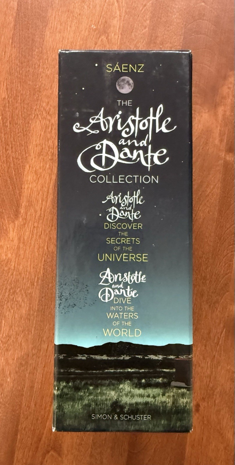 2X Signed & Inscribed: Aristotle & Dante Book Set: Benjamin Saenz, 1st/1st HCDJ
