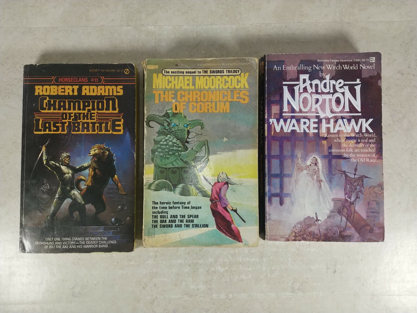Fantasy PB Lot Champion Of The Last Battle, Chronicles Of Corum, ‘Ware Hawk K56