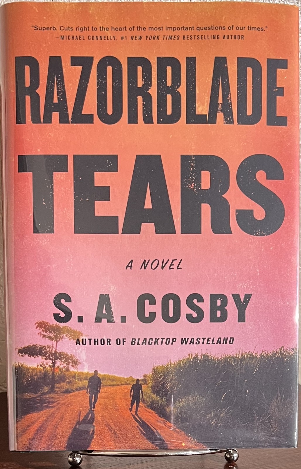 SIGNED ~ RAZORBLADE TEARS : A Novel by S. A. Cosby (2021, Hardcover) 1st/1st