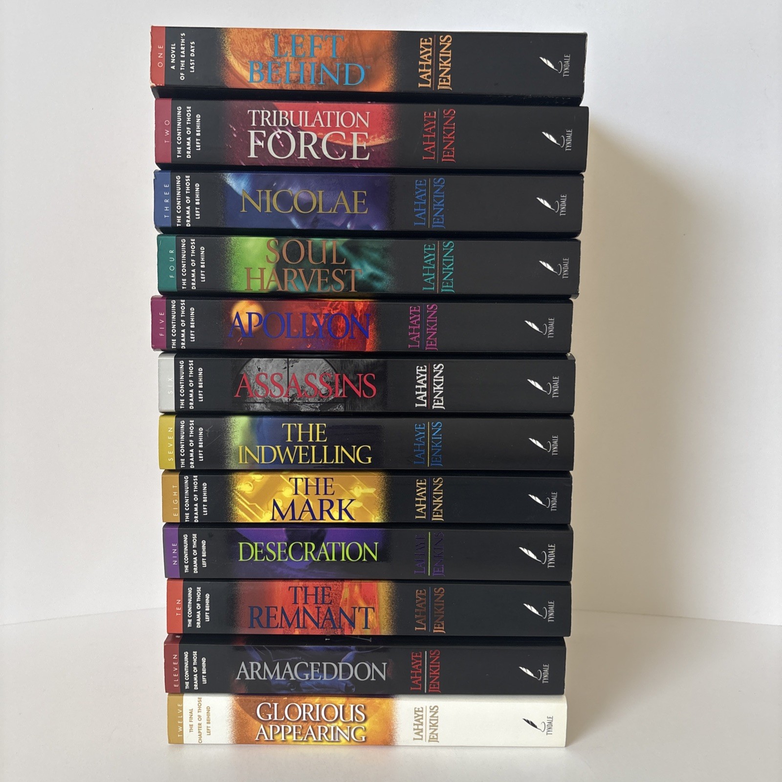 Left Behind Series 1-12 Complete Paperback Book Set Tim Lahaye Jerry Jenkins