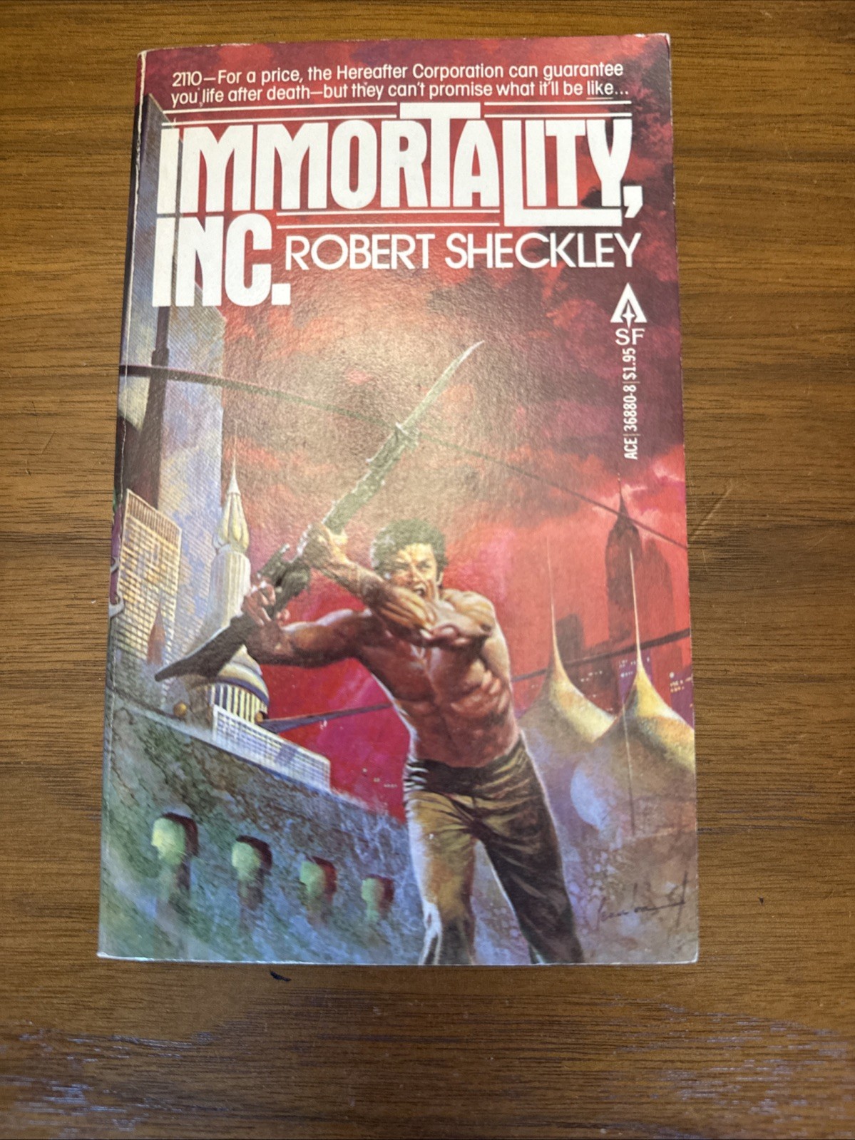 Immortality, Inc. by Robert Sheckley VTG 1978 1st Print Ace Science Fiction PB