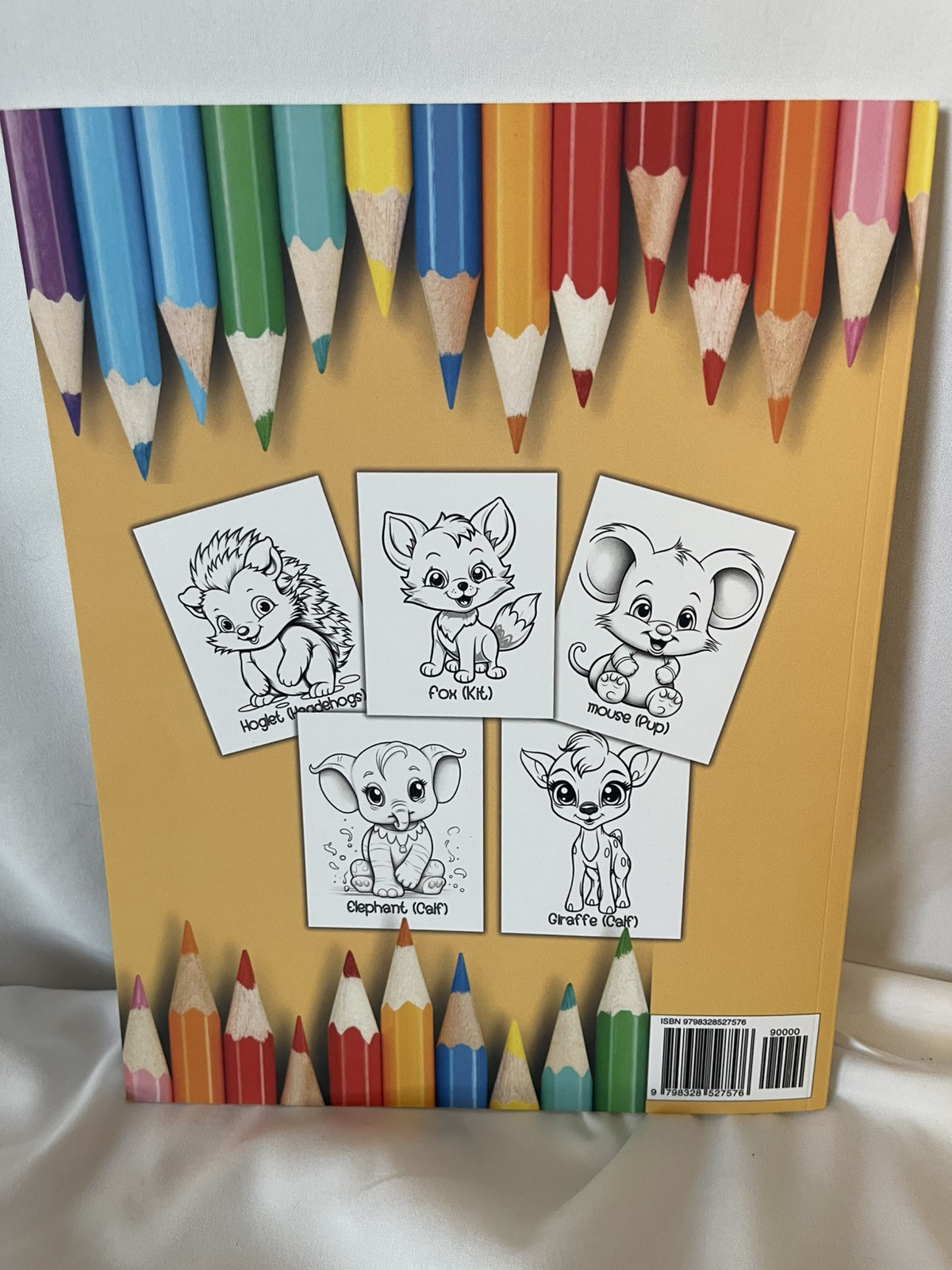 Tiny Tails Coloring Book For Kids 58 pages 8 1/2×11″