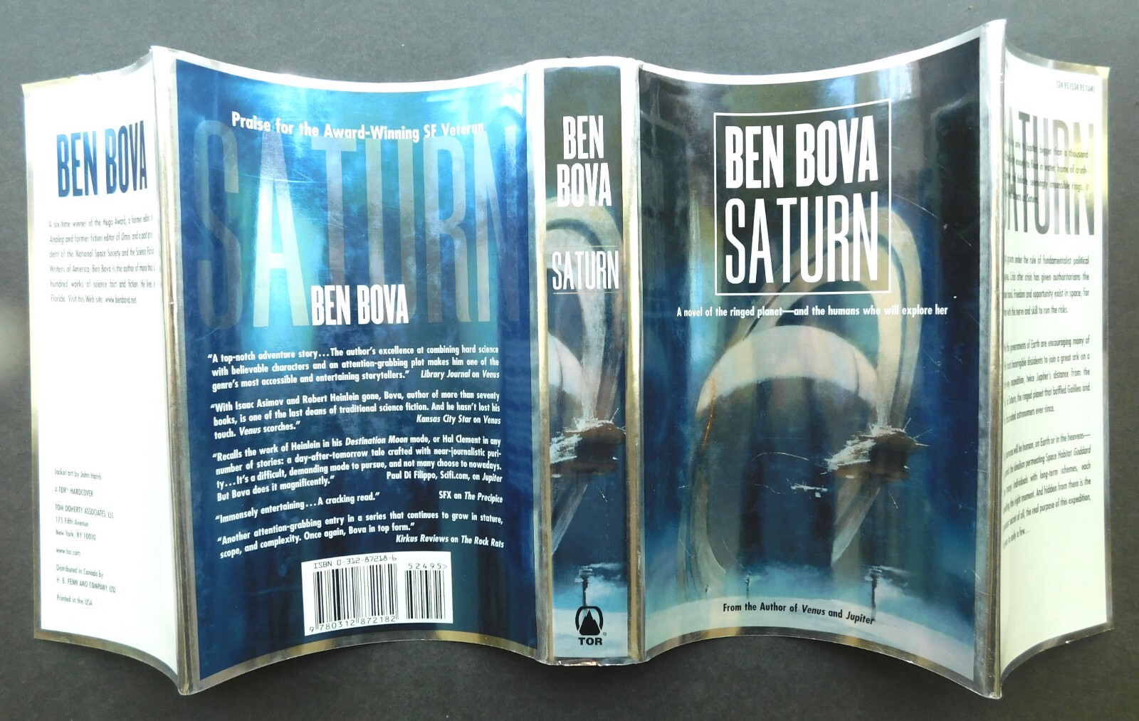 BEN BOVA High grade 2003 collectible hardcover SATURN 402 pages Unread copy
