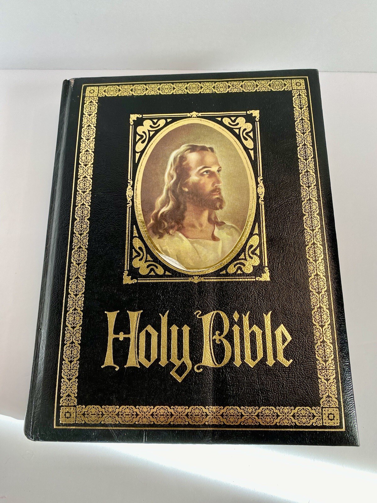 Holy Bible King James Version Red Letter Nelson Regency Family Black 1978
