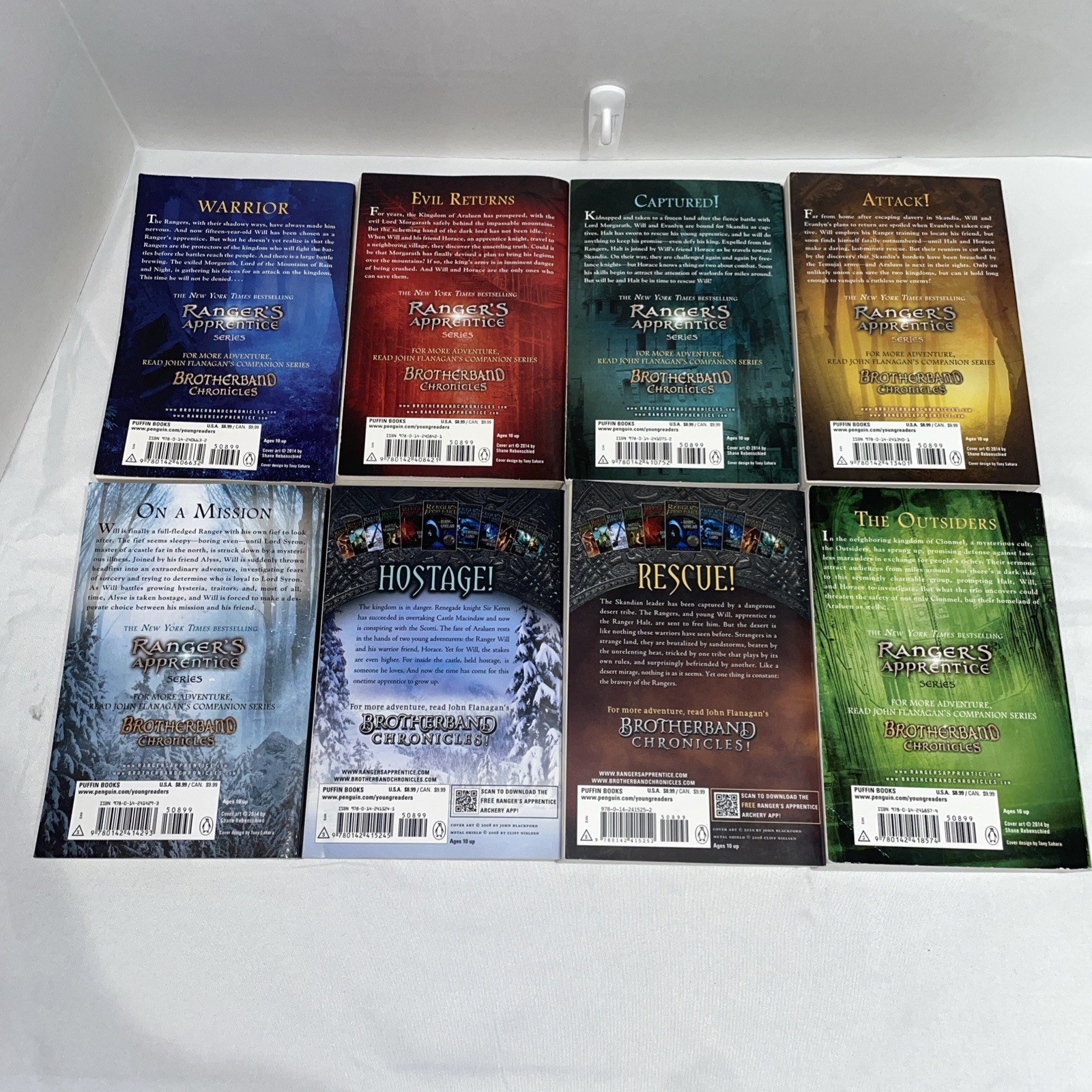 Ranger’s Apprentice Books 1-12 Set John Flanagan Paperback Hardcover YA Fantasy
