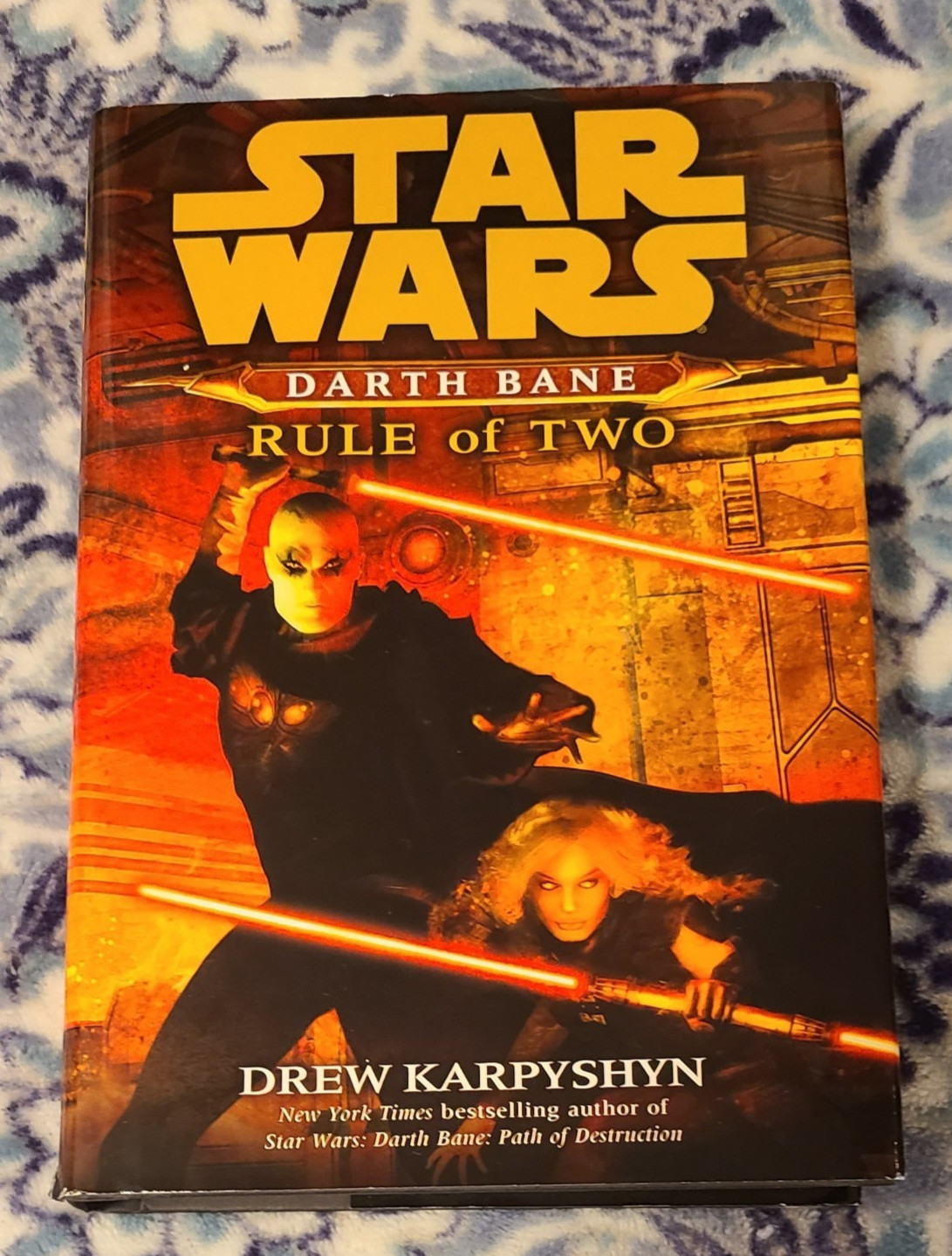 “Rule of Two” Star Wars By Drew Karpyshyn 2008 HC With 318 Pages