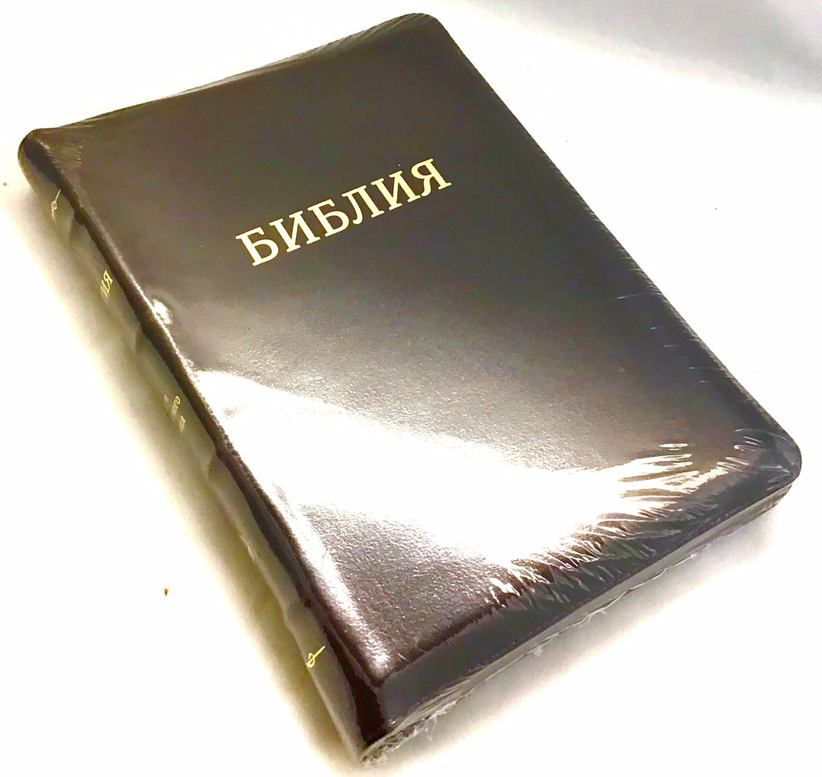 БИБЛИЯ Russian BIBLE LEATHER LARGE SIZE 250 x 180 mm Golden Edges INDEX ZIPPER
