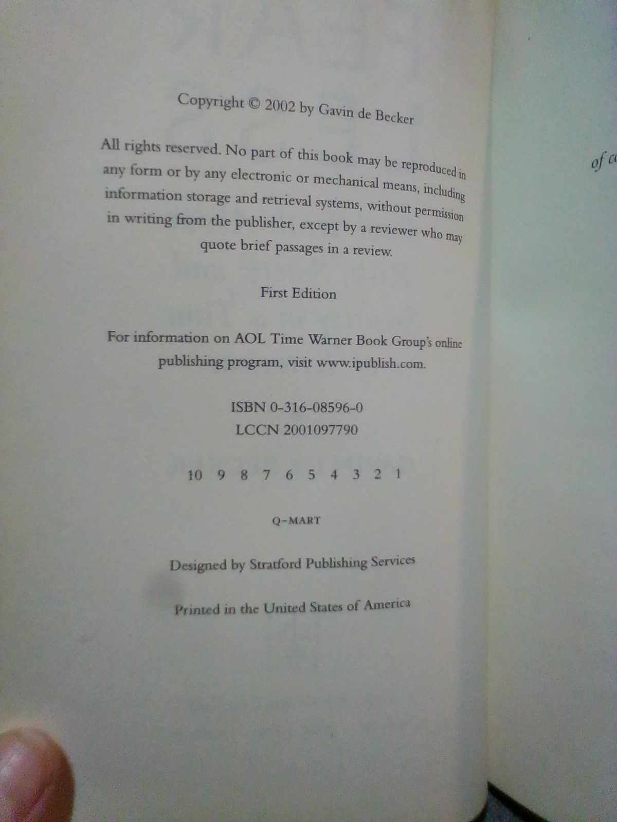 Fear Less: Real Truth About Risks, Safety, and Security FIRST EDITION