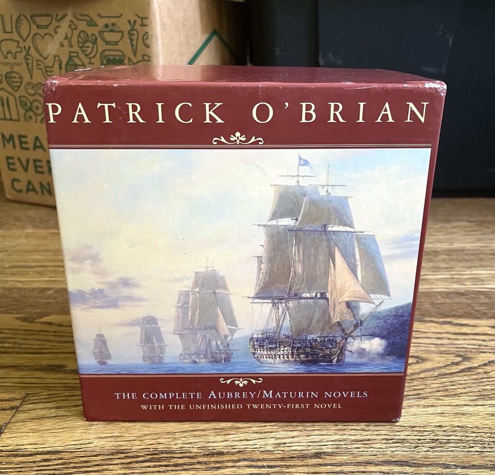 Complete Aubrey/Maturin Novels Patrick O’Brian 5 Boxed Set Plus A Sea Of Words