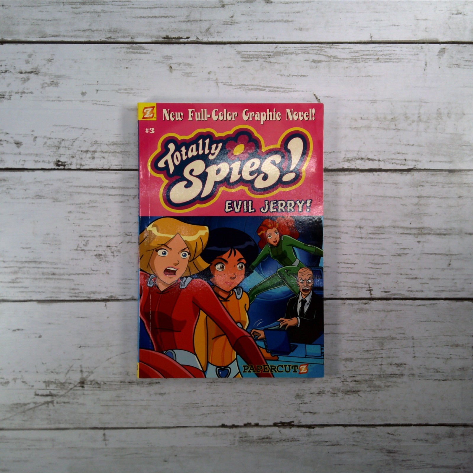 Totally Spies! Evil Jerry! & Deja Cruise Graphic Novel #3 Papercutz Cartoon